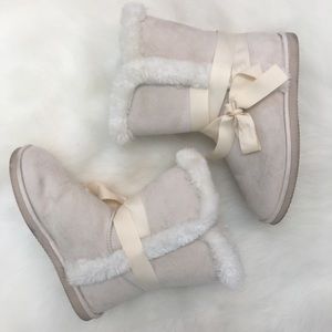 JustFab Fuzzy Boots